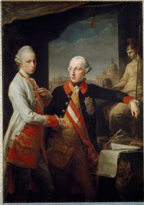 Porträts der Brüder Leopold II. von Habsburg-Lothringen, Großherzog der Toskana und Joseph II. des Heiligen Römischen Reiches