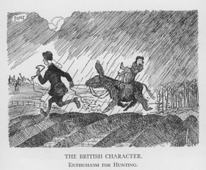 Der britische Charakter, Begeisterung für die Jagd von Pont