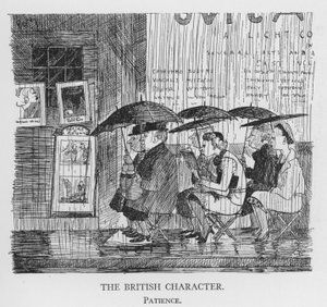 Der britische Charakter, Geduld (Litho)