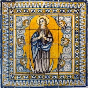 Notre Dame de la Conception - Azulejos von Lissabon (Portugal) 1650-1675
