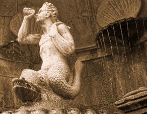 Tritonbrunnen, Santuário de Nossa Senhora dos Remédios, Lamego, Portugal 1738