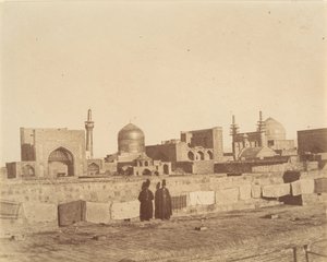 [Eine Gesamtansicht von MESHED vom Dach eines Hamam], 1840er-60er Jahre
