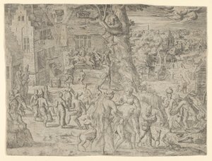Das Dorffest von Possibly by Peeter van der Borcht.