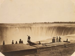 Niagarafälle von Possibly by Silas A. Holmes.