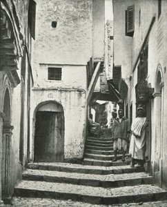Die Rue de la Kasbah, Algier, Algerien, 1895 von Poulton and Co
