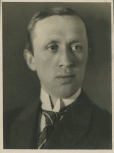 Porträt von Karel Capek 1890-1938, 1930 von Prague . Photo studio Vanek