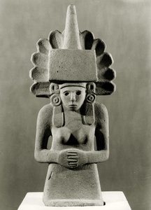 Centeocihuatl, Göttin des Maises, Huastekisch, ca. 1000-1250