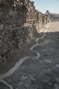 Überreste der Stadtmauern, Spätklassische Periode von Pre Columbian