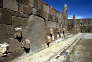 Präkolumbianische archäologische Stätte von Tiahuanaco, Bolivien von Pre Columbian Pre Columbian