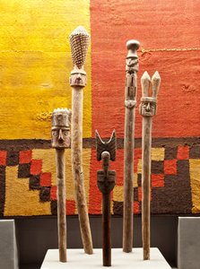 Satz von Zeptern / Peru, Chancay-Kultur von Precolombian Precolombian