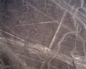Luftaufnahme der Nazca-Linien von Prehistoric Prehistoric