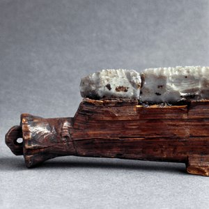 Prähistorisch, Polada-Kultur: Säge aus dem Polada-Torfmoor, Lonato. Bronzezeit. Rom, Museo Nazionale Preistorico Etnografico Luigi Pigorini von Prehistoric Prehistoric