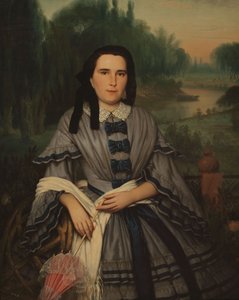 Porträt von Señora Elvira Lavalleja de Calzadilla von Prilidiano Pueyrredon