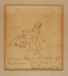 Skizze von Prinzessin Victoria von Princess Royal (1840 1901) Victoria