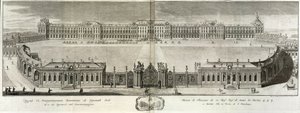 Ansicht des Katharinenpalastes in Zarskoje Selo, 1761