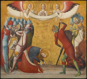 Die Enthauptung der heiligen Katharina von Alexandria, um 1325-1330