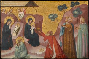 Die Geburt Christi und die Anbetung der Heiligen Drei Könige, um 1325-1330