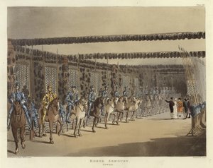Pferderüstung von Pugin and Rowlandson