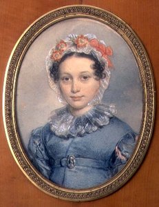 Porträt von Gräfin Sofia Stepanovna Shcherbatova (1798-1885) von Pyotr Fyodorovich Sokolov