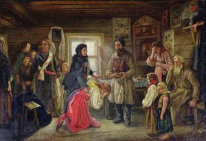 Vor der Hochzeit, um 1900
