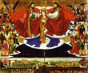 Die Krönung der Jungfrau, 1454