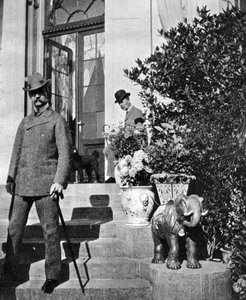 König Christian IX. von Dänemark 1818-1906 und Prinz Friedrich 1868-1940, 1904 1908 von Queen Alexandra