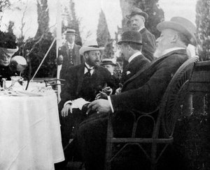 Prinz George, der zukünftige König George V., Korfu, Griechenland von Queen Alexandra