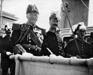 Die Lords der Admiralität bei der Marineparade von 1907, 1908 von Queen Alexandra