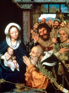 Die Anbetung der Könige, 1526 von Quentin Metsys I