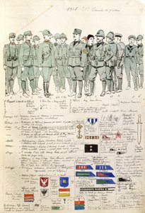 Uniformen des Königreichs Italien von Quinto Cenni, Farbtafel