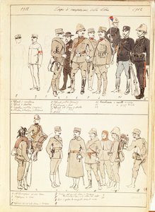 Uniformen der Besatzungstruppen in Libyen des Königreichs Italien von Quinto Cenni