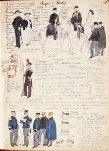 Verschiedene Uniformen des Königreichs Italien von Quinto Cenni, Farbtafel