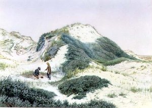 Unter den Sanddünen bei Hightown 1885