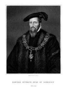 Edward Seymour, 1. Herzog von Somerset, Lordprotektor von England, 1823 von R. Cooper