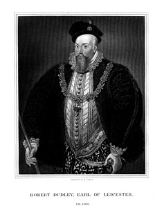 Robert Dudley, 1. Earl of Leicester, Favorit von Königin Elisabeth I. von England, 1823