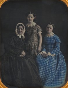 Ohne Titel - Porträt von drei Frauen, 1860 von R. Emmert Churchill