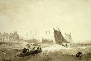 Schiffahrt von St-Valery-Sur-Somme, ca. 1821