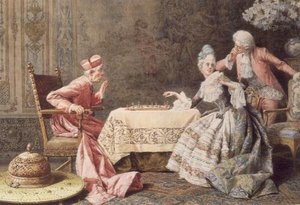 Schachspielen mit dem Kardinal