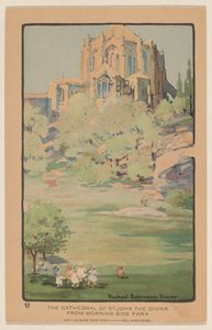 Die Kathedrale von St. John the Divine vom Morningside Park
