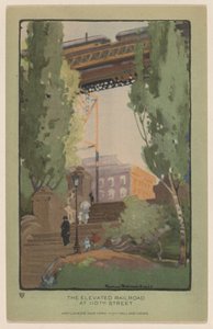 Die Hochbahn an der 110. Straße