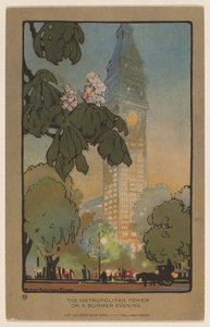 Der Metropolitan Tower an einem Sommerabend