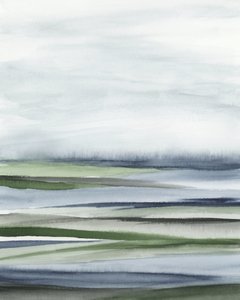 Serene geschichtete Landschaft
