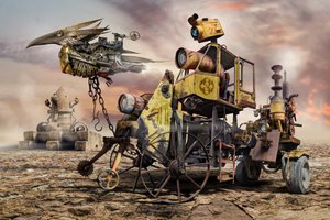 Steampunk-Wüstenexpedition