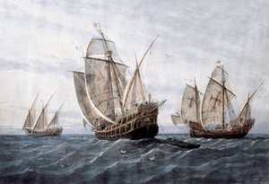 Entdeckung Amerikas 1885 von Rafael Monleon y Torres