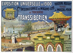 Weltausstellung 1900. Compagnie Internationale des Wagons-Lits, 1900 von Rafael de Ochoa y Madrazo