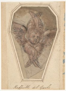 Ein Seraph-Karton für eine Stickerei, 1466-1524 von Raffaellino del Garbo