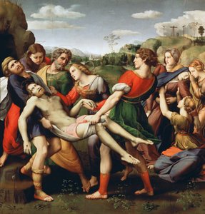 Die Kreuzabnahme, 1507 von Raffaello Sanzio Raphael