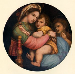 Die Madonna della Sedia, um 1514, um 1912