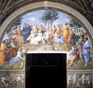Das Parnass-Fresko in der Stanza della Segnatura, 1509-1511