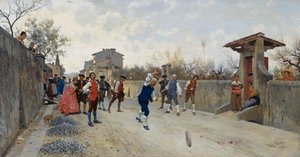 Spiel der Ruzzola